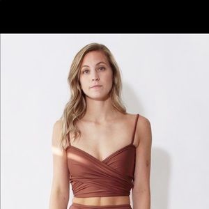 Hackwith Design Swim Wrap Top